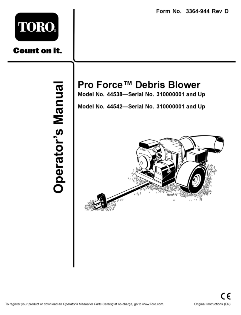 Toro Pro Force 44538 User manual Toro Pro Force 44538 User manual