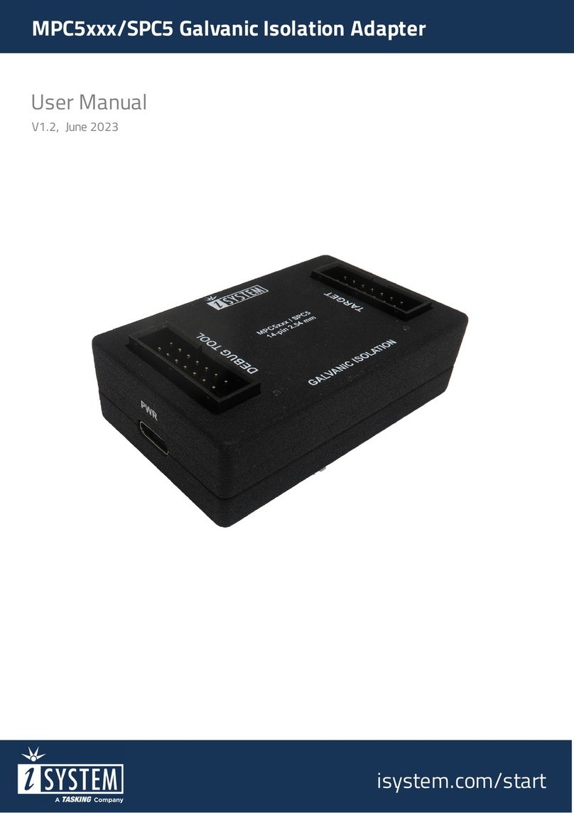 TASKING iSYSTEM Aurora MPC5 Series user manual
