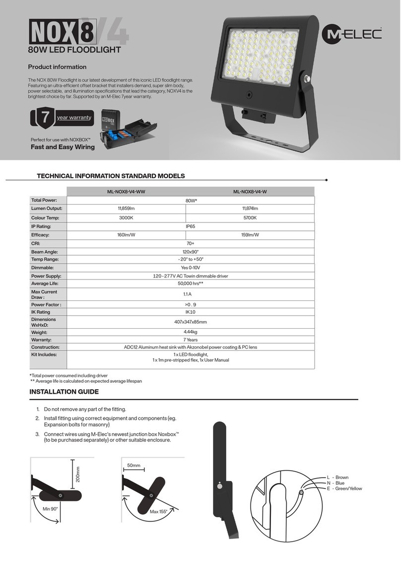M-Elec NOX8 User manual
