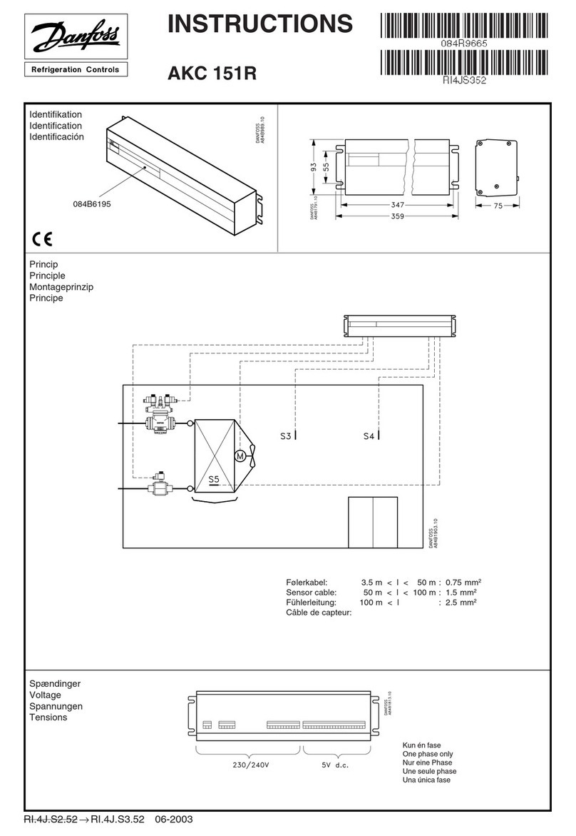 Danfoss AKC 151R User manual