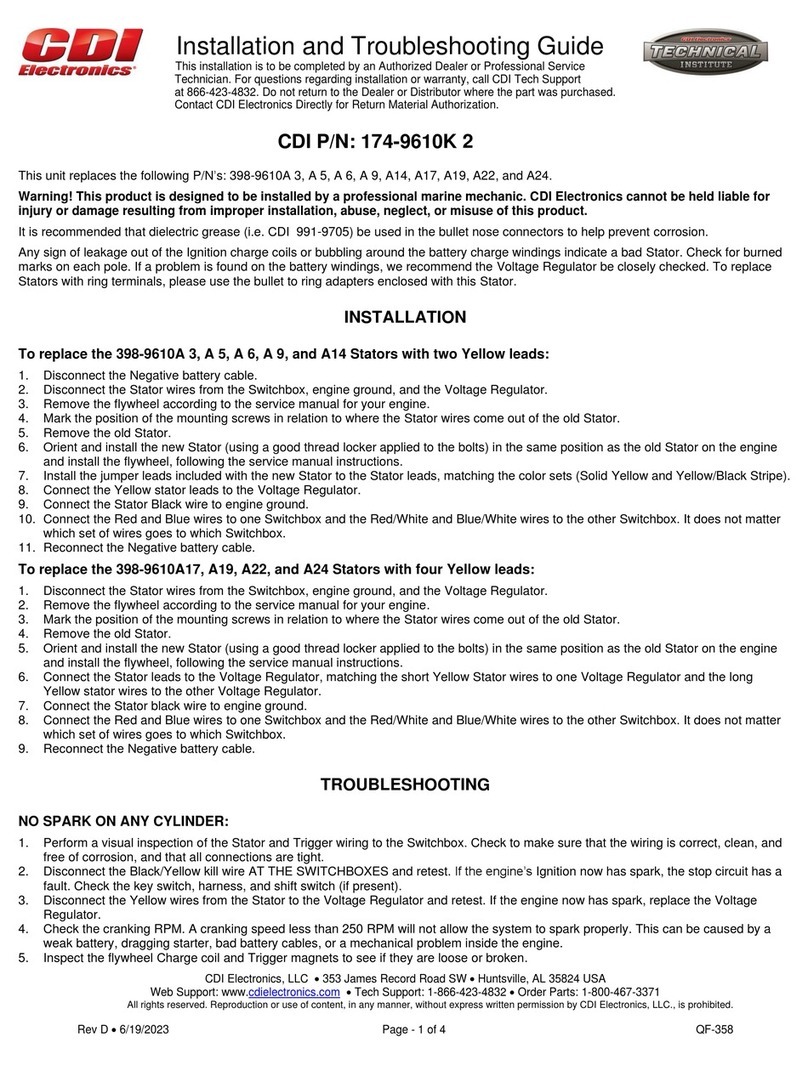 CDI 174-9610K 2 Guide