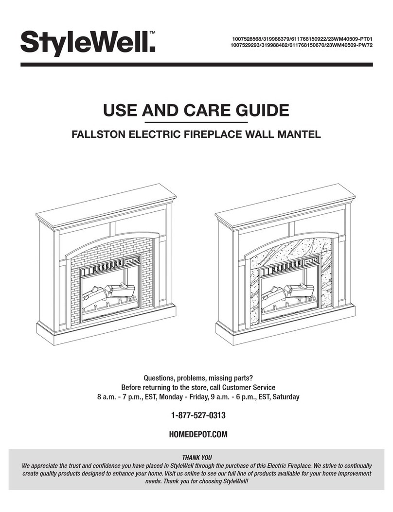 StyleWell FALLSTON 23WM40509-PW72 User manual