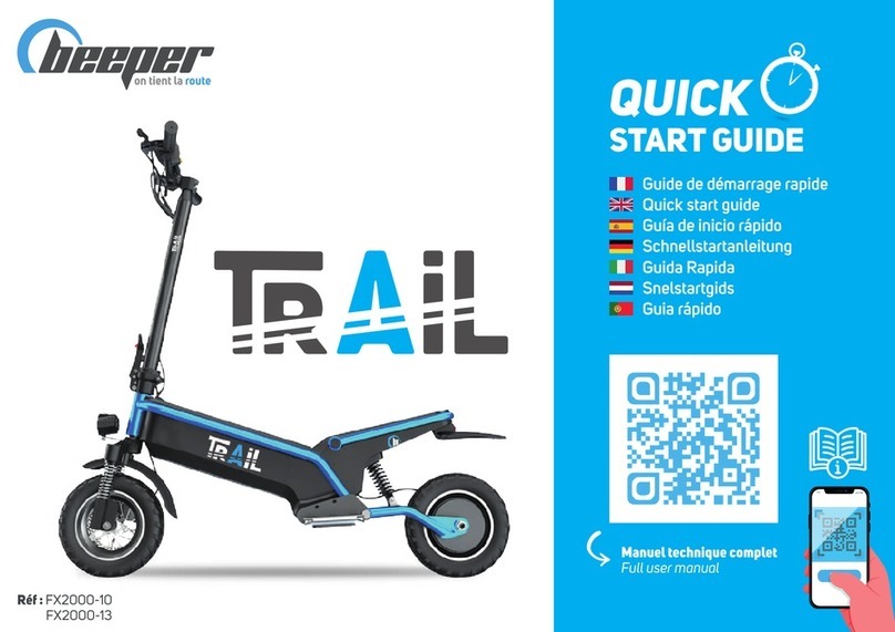 Beeper Trail FX2000-10 User manual Beeper Trail FX2000-10 User manual