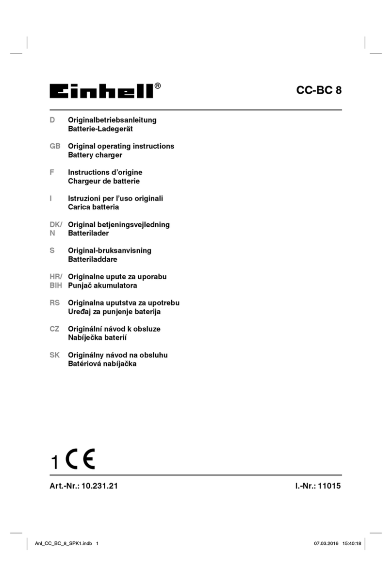 EINHELL CC-BC 8 User manual