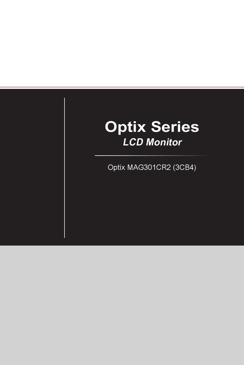 MSI Optix MAG301CR2 (3CB4) User manual MSI Optix MAG301CR2 (3CB4) User manual