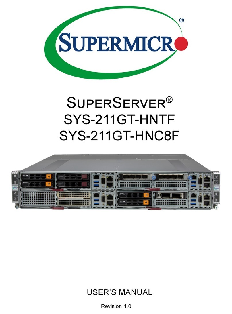 Supermicro SuperServer SYS-211GT-HNTF User manual