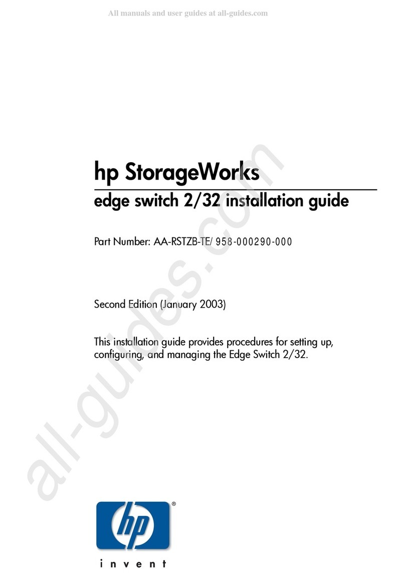 HP StorageWorks edge switch 2/32 installation guide