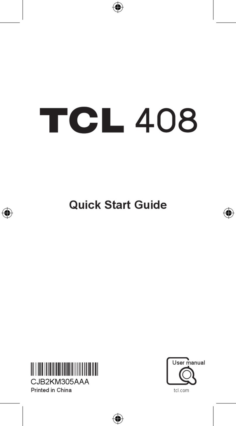 TCL 408 quick start guide