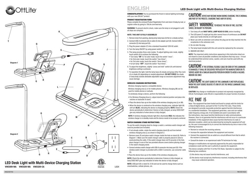 OttLite VWC009-WA quick start guide