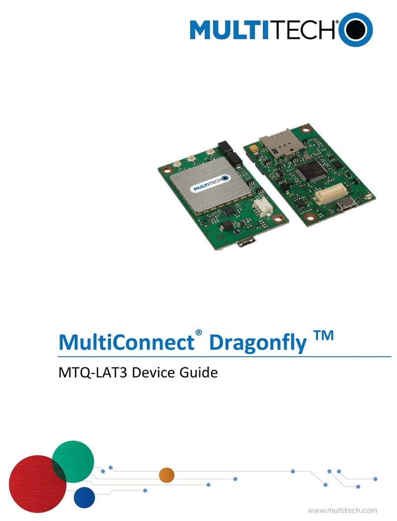 Multitech MultiConnect Dragonfly MTQ-LAT3-B01-SP Device guide