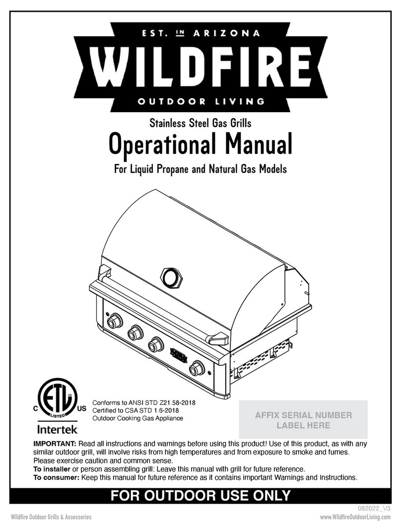 Wildfire Ranch Pro WF-PRO36G-RH Series Operational manual