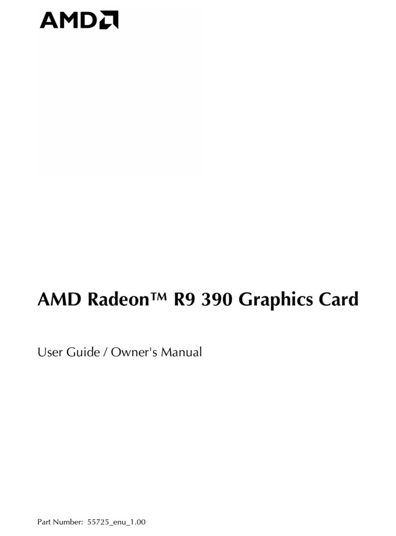 AMD Radeon R9 390 User guide & owners manual