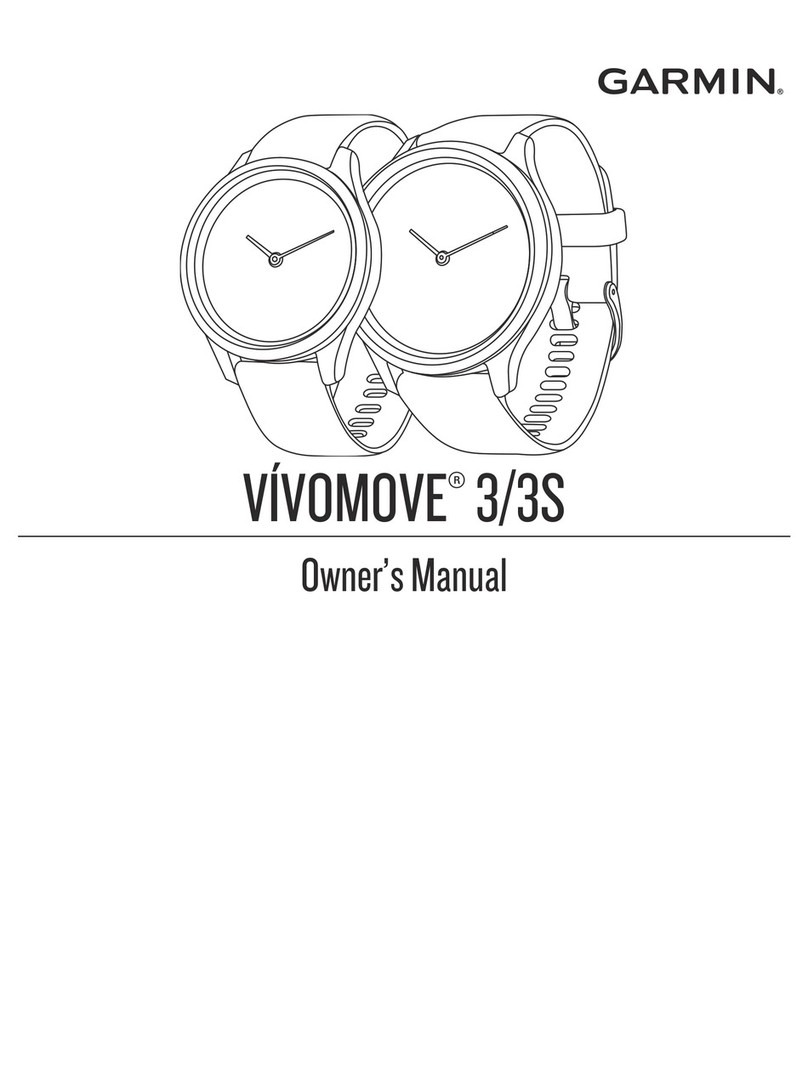 Garmin VIVOMOVE 3S owner's manual