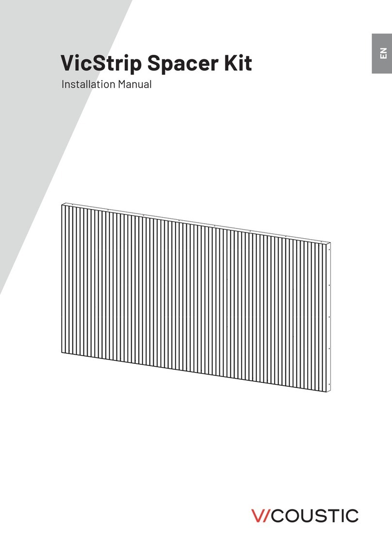 Vicoustic VicStrip Spacer Kit User manual