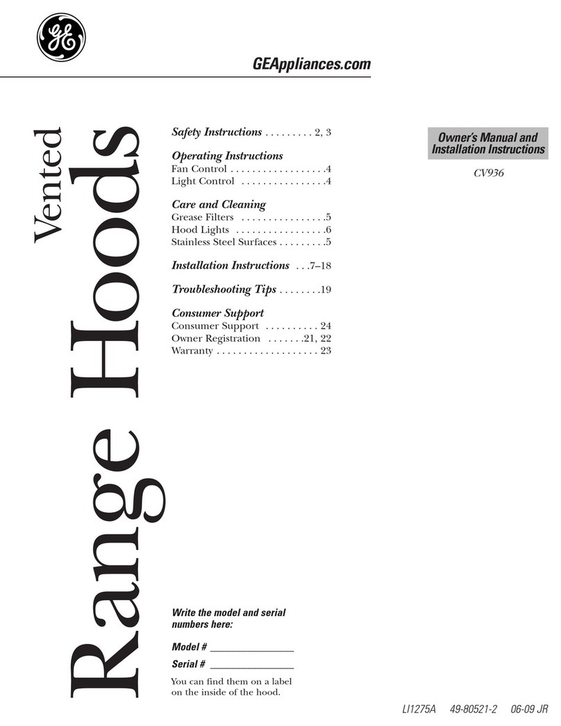 GE CV936MSS User manual