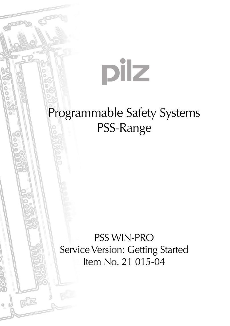 Pilz PSS WIN-PRO User manual Pilz PSS WIN-PRO User manual