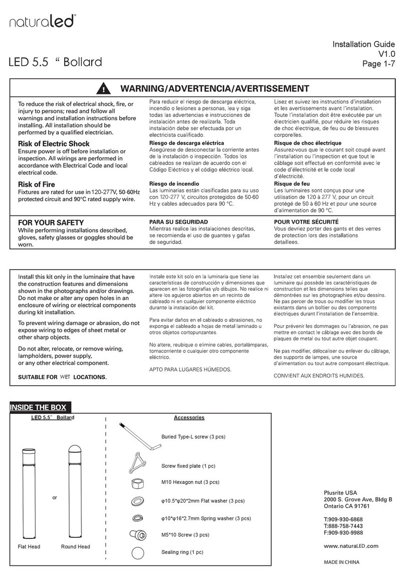naturaled Bollard installation guide