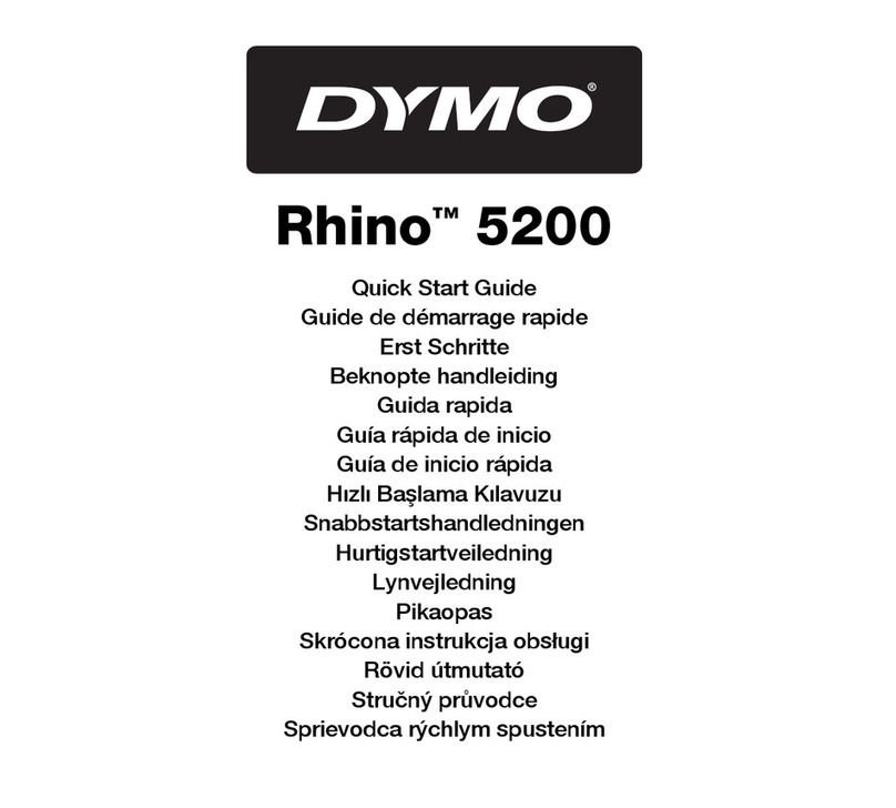 Dymo Rhino 5200 User manual
