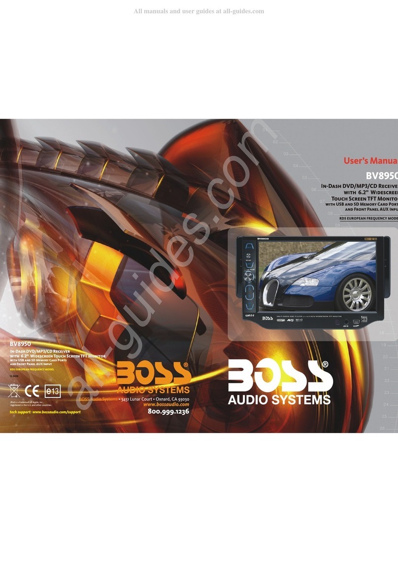 Boss Audio Systems BV8950 User manual