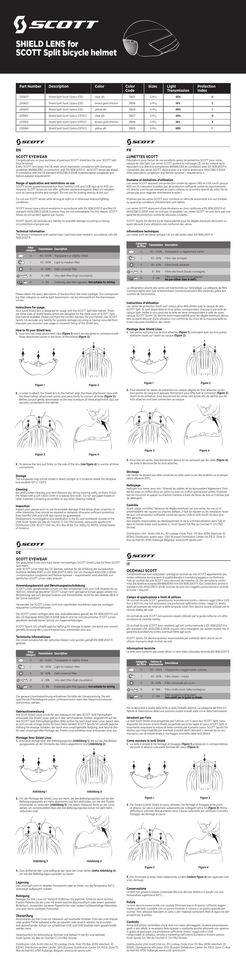 Scott 230607 User manual