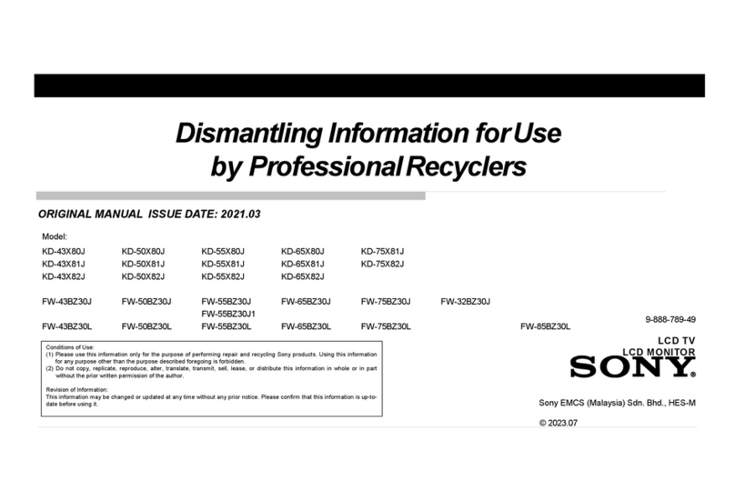 Sony BRAVIA KD-43X80J User manual