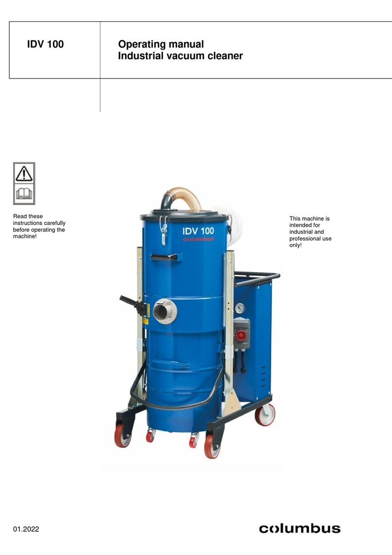 Columbus IDV 100 operating manual