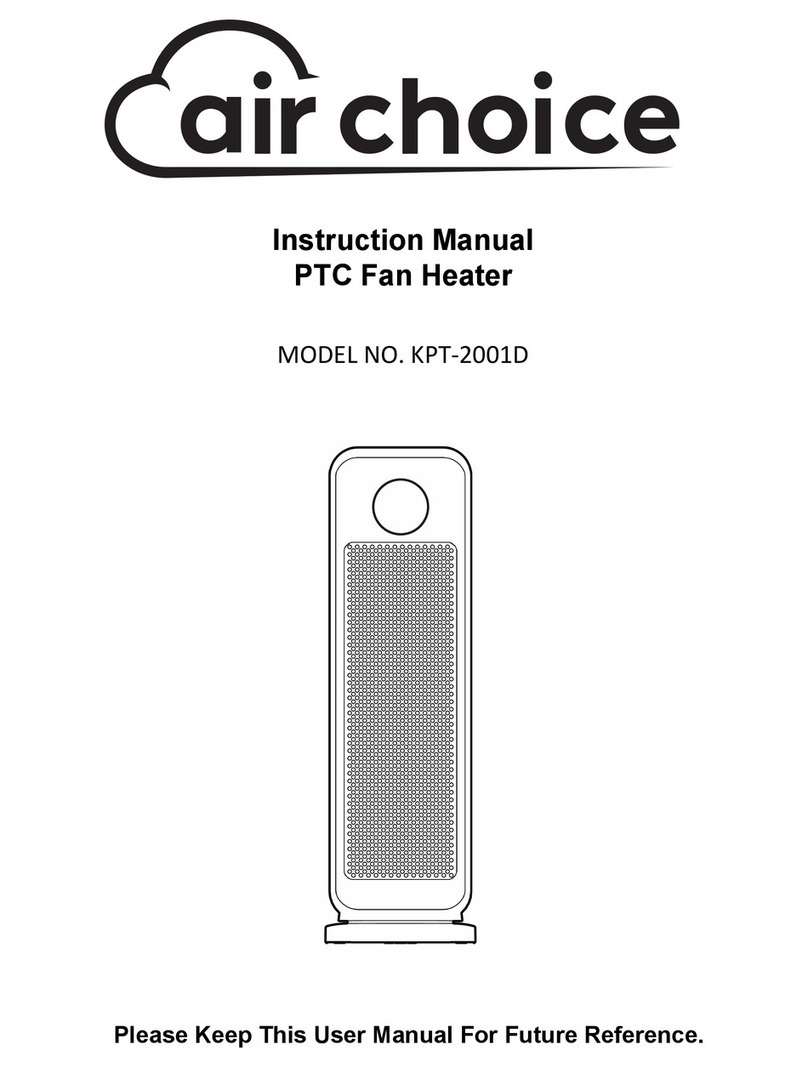 air choice KPT-2001D instruction manual