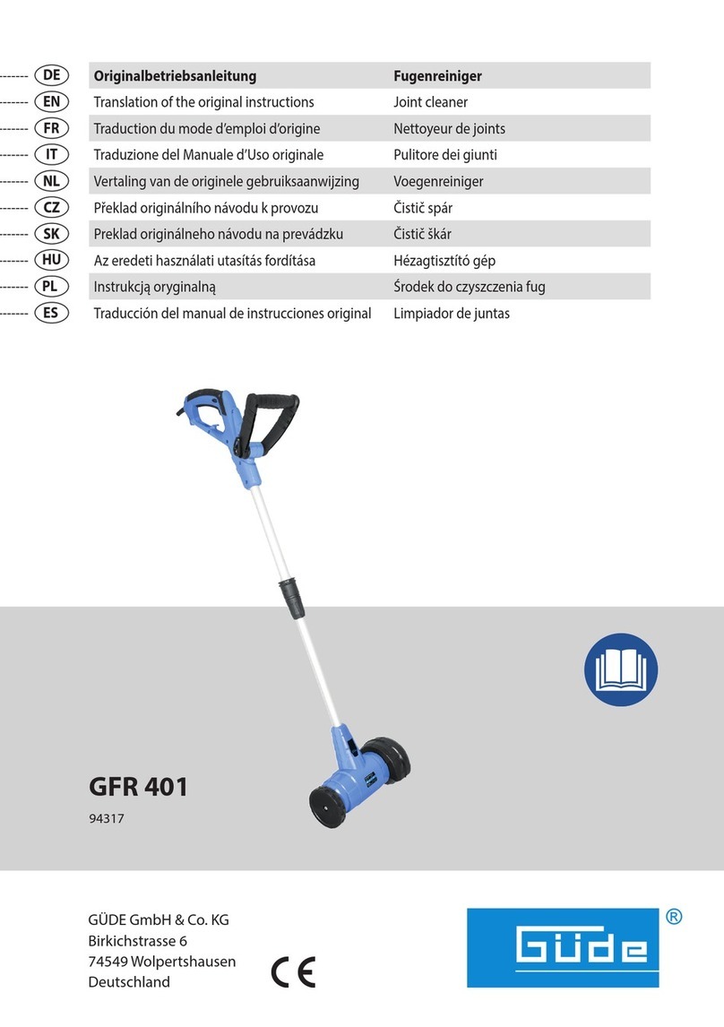 GÜDE GFR 401 Original instructions