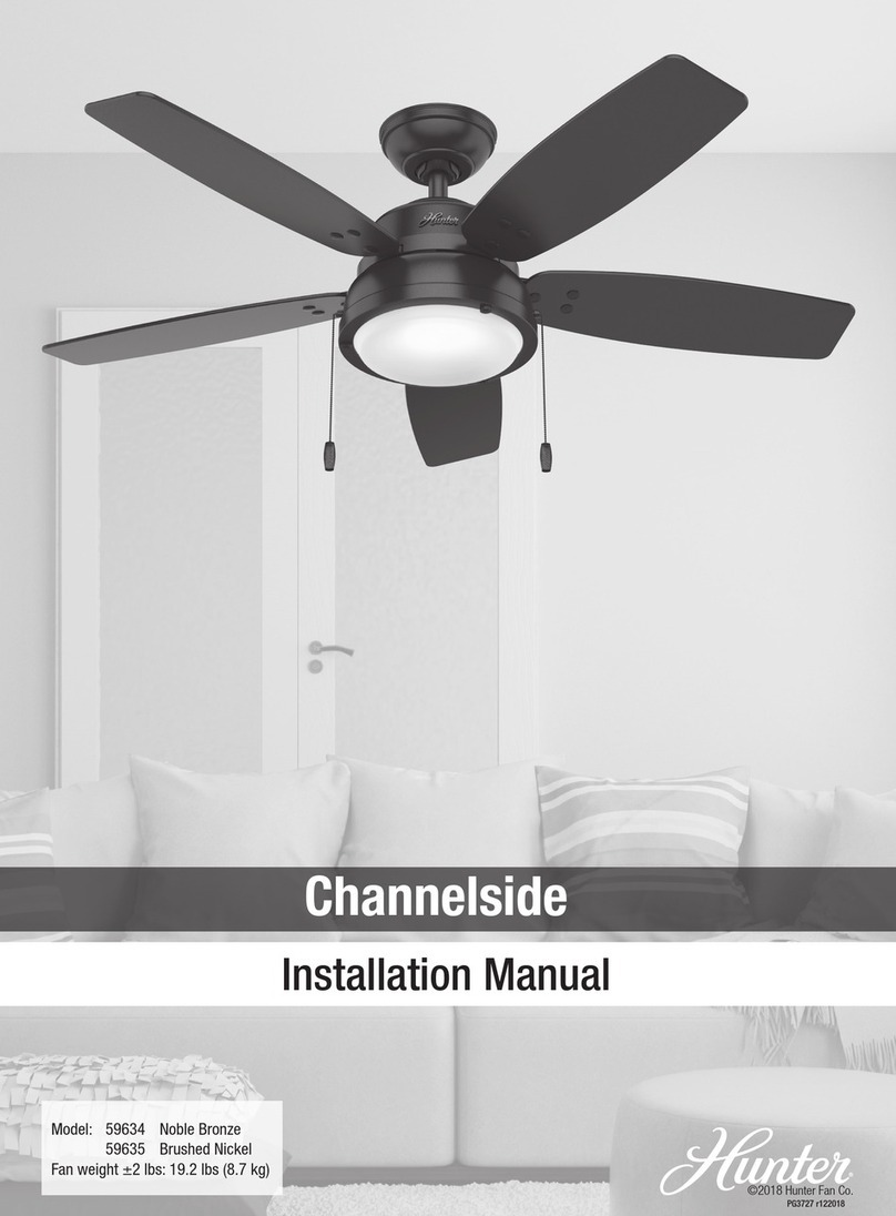 Hunter Channelside 59634 User manual