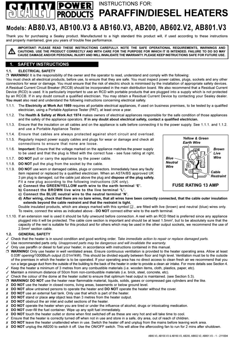 Sealey AB80.V3 instructions