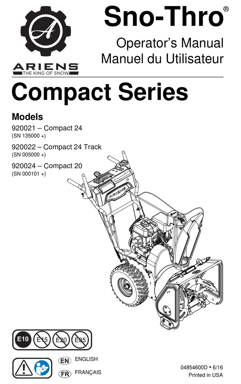 Ariens Sno-Thro Compact 24 User manual