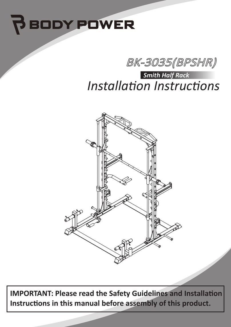 body Power BK-3035(BPSHR) installation instructions