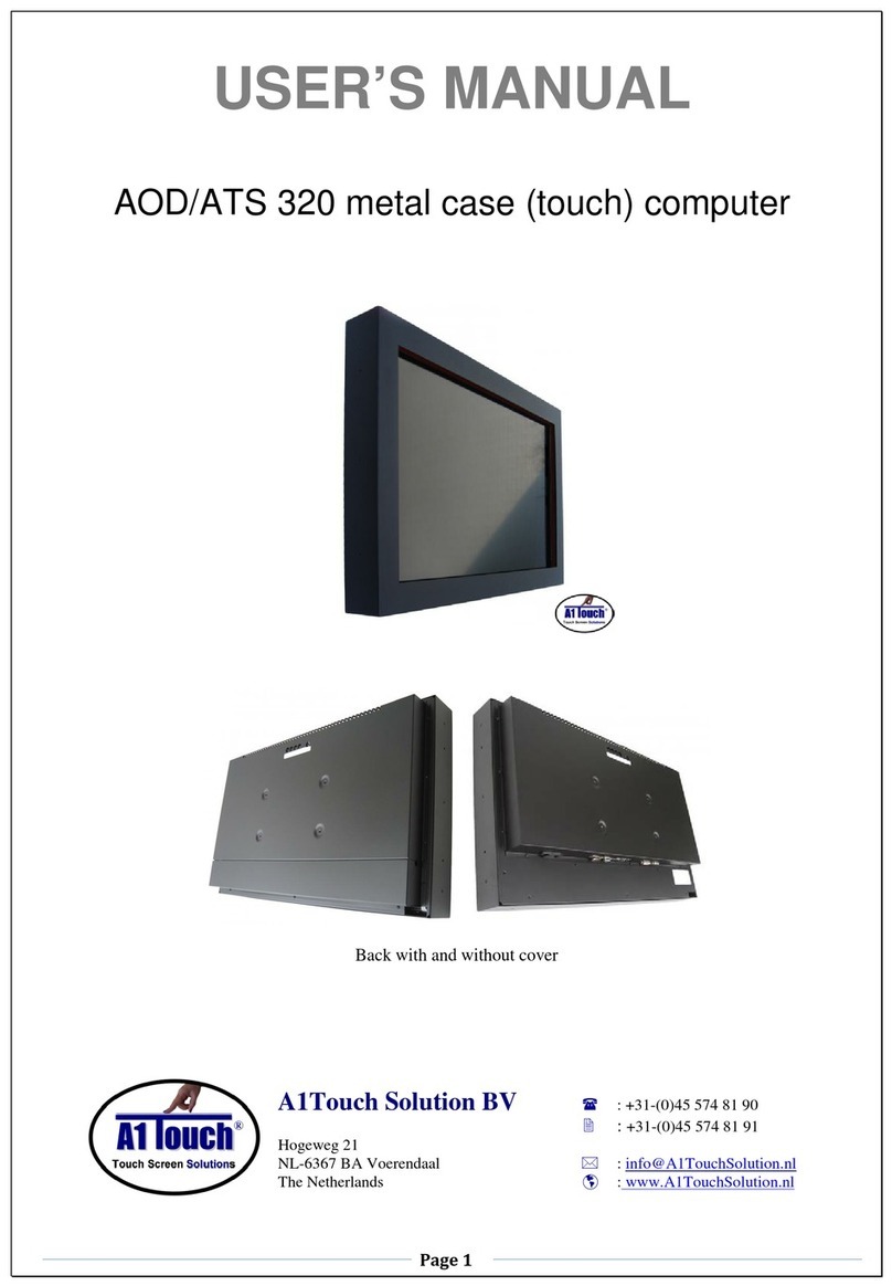 A1 Touch ATS 320 user manual
