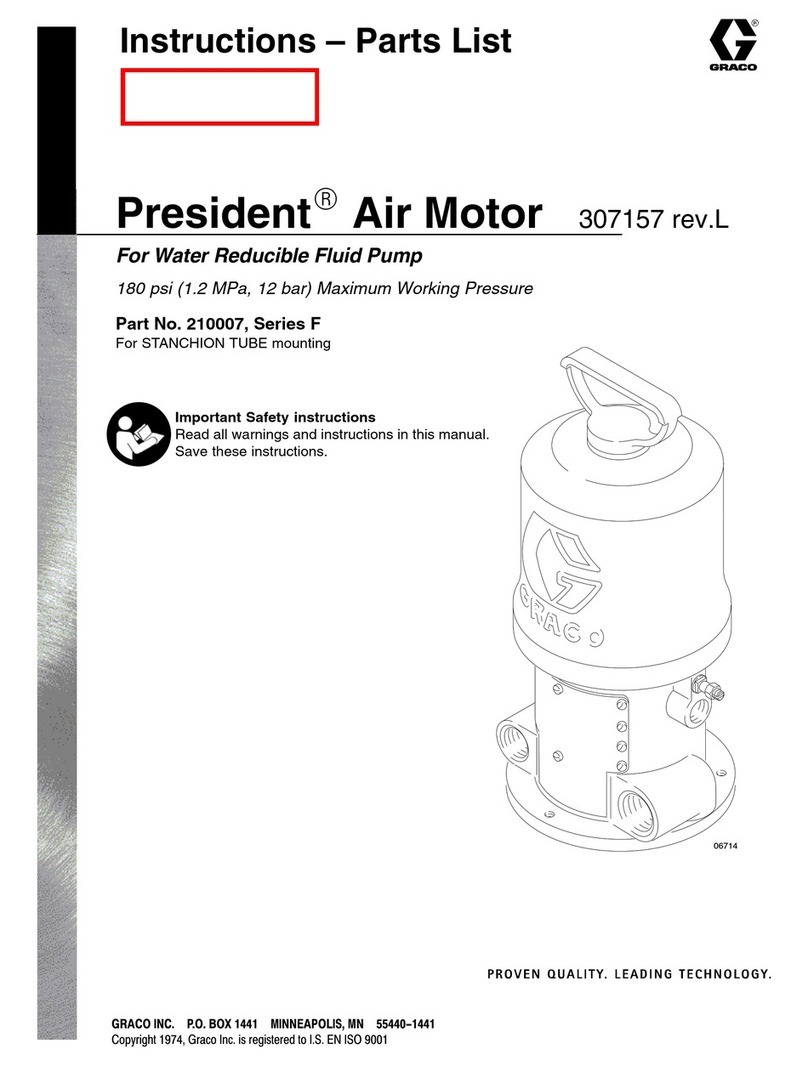 Graco President 210007 Operation manual