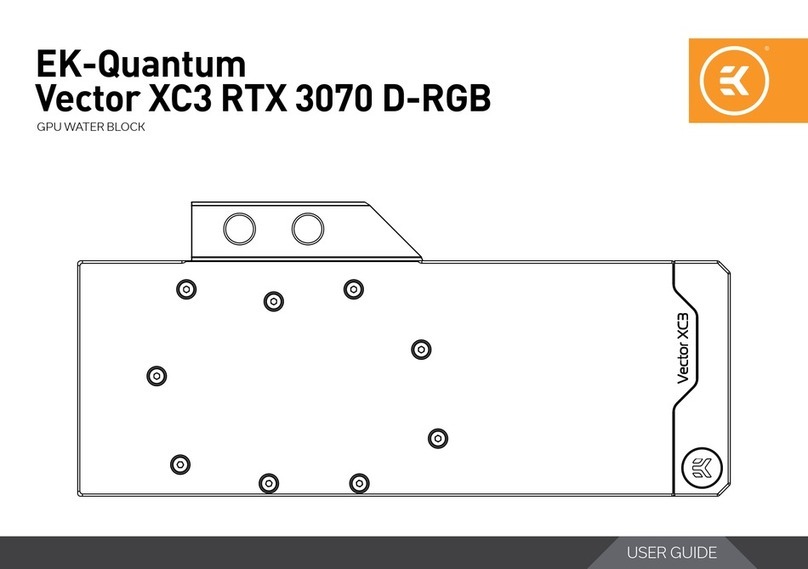 EK-Quantum Vector XC3 RTX 3070 D-RGB User manual