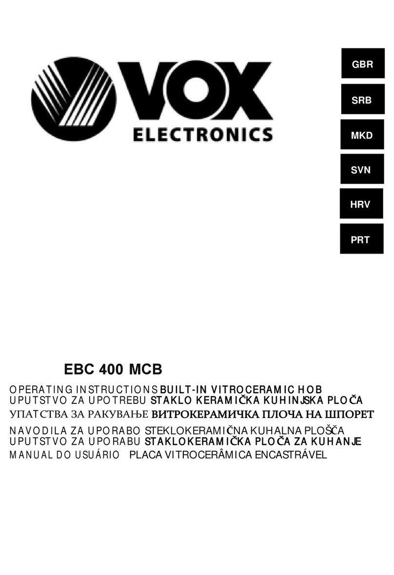 VOX electronics EBC 400 MCB operating instructions