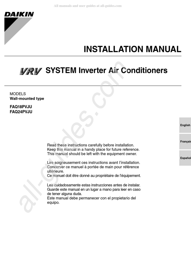 Daikin VRV FAQ18PVJU User manual