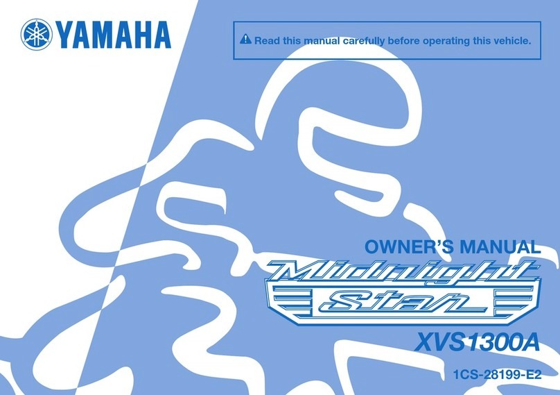 Yamaha midnight star XVS1300A User manual
