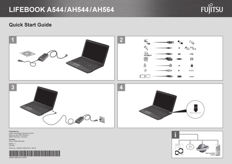 Fujitsu LIFEBOOK AH544 User manual Fujitsu LIFEBOOK AH544 User manual