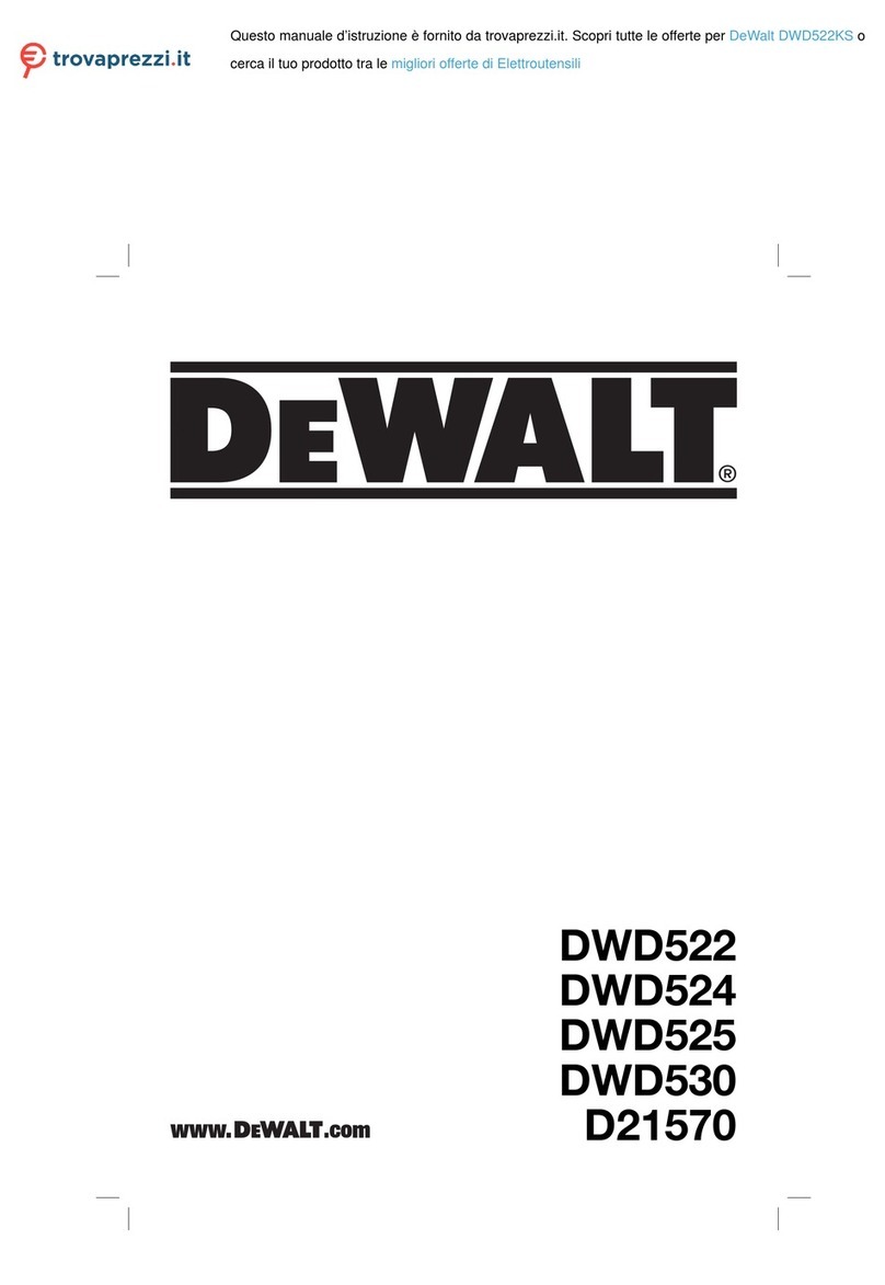 DeWalt DWD524 User manual