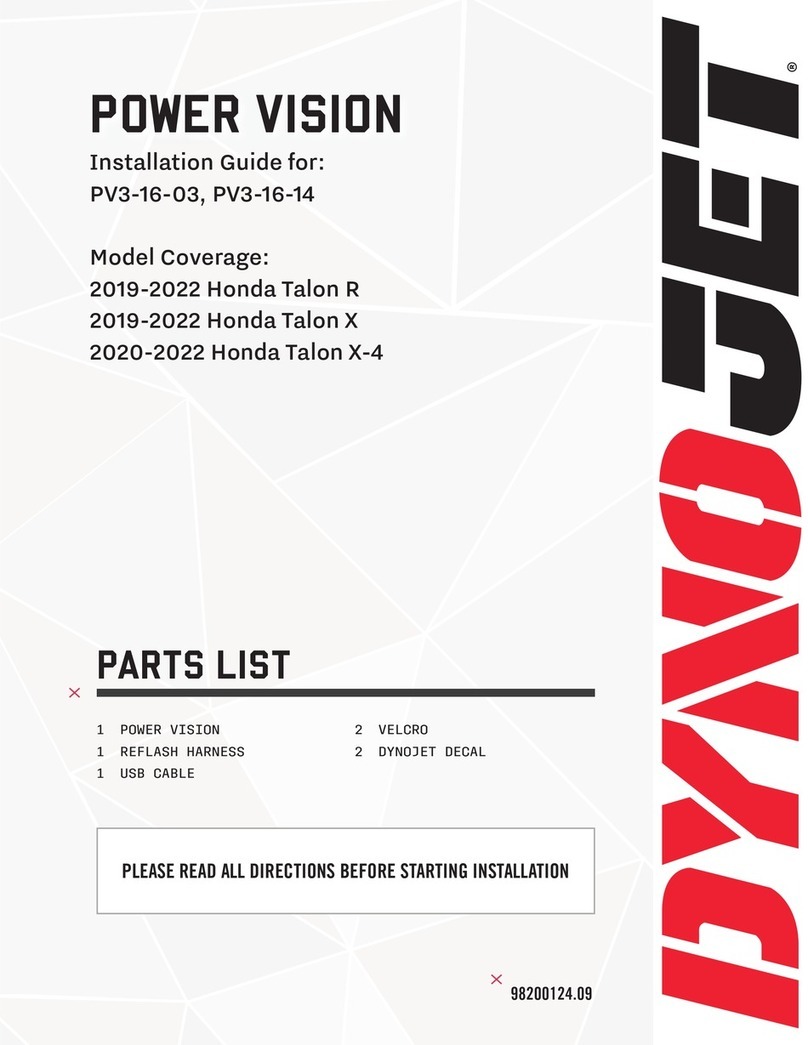 Dynojet POWER VISION PV3-16-03 User manual