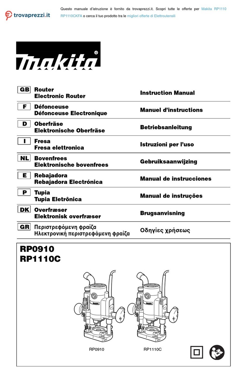 Makita RP1110 instruction manual Makita RP1110 instruction manual