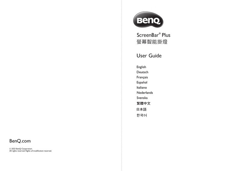 BenQ ScreenBar Plus user guide