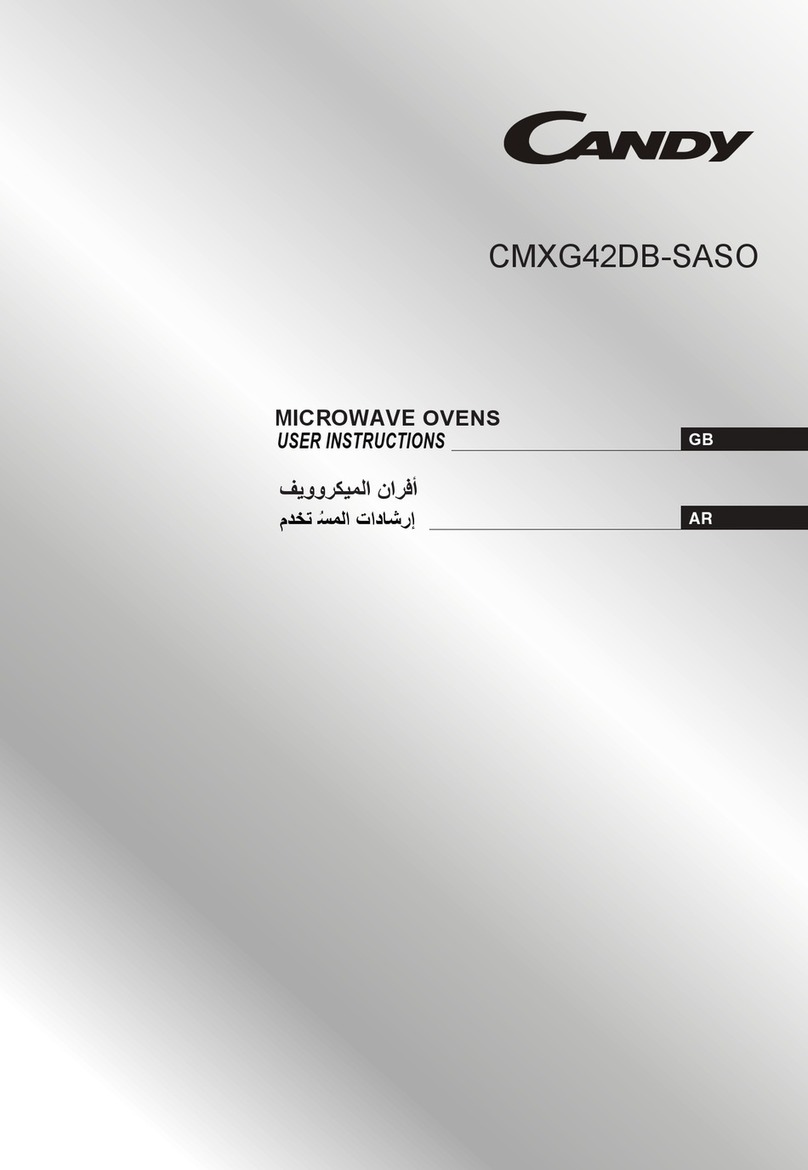Candy CMXG42DB-SASO User manual