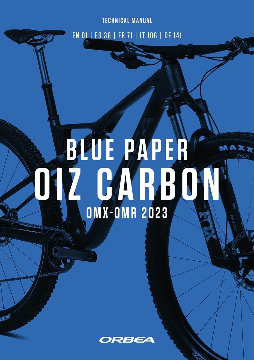 Orbea BLUE PAPER OIZ CARBON OMX User manual