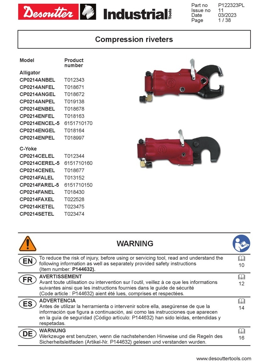 Desoutter Industrial Alligator CP0214ANBEL User manual
