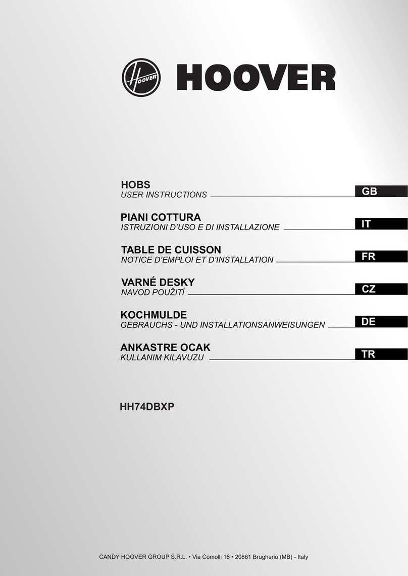 Hoover HH74DBXP User instructions