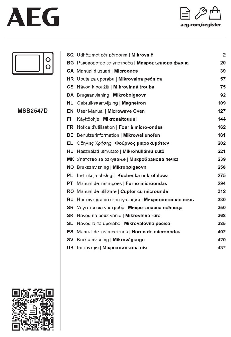AEG MSB2547D user manual