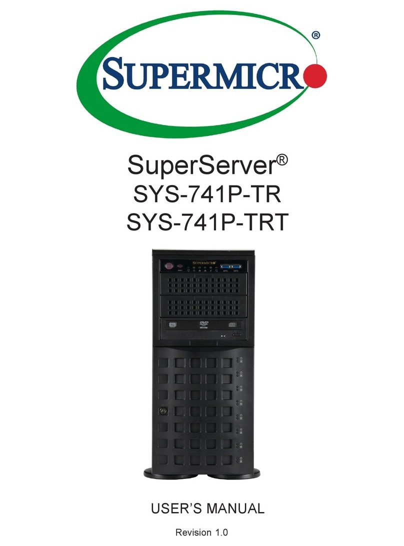 Supermicro SuperServer SYS-741P-TR User manual