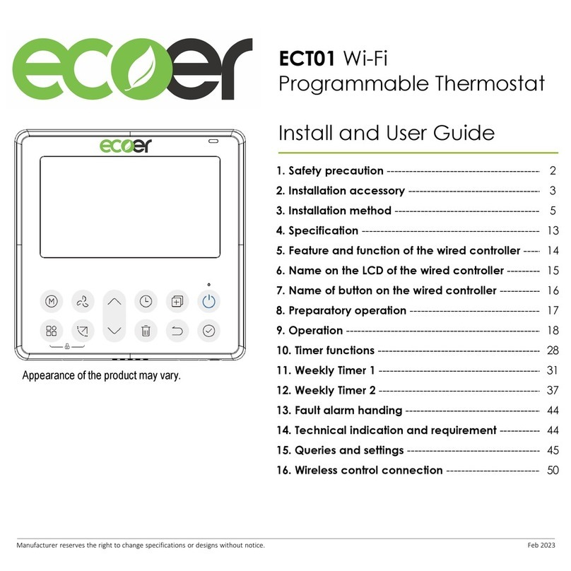 Ecoer ECT01 Install and User Guide Ecoer ECT01 Install and User Guide